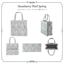 画像をギャラリービューアに読み込む, 【NEW】ランチトートバッグ #193c Strawberry Thief Spring　ブルー
