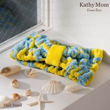 画像をギャラリービューアに読み込む, ヘアバンド ハワイアンキルト柄 リノシリーズ #239e　ラウアエイエロー
