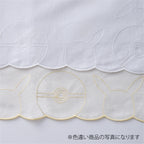刺しゅうハンカチ ピカチュウフェイス＆モンスターボール　ブラック