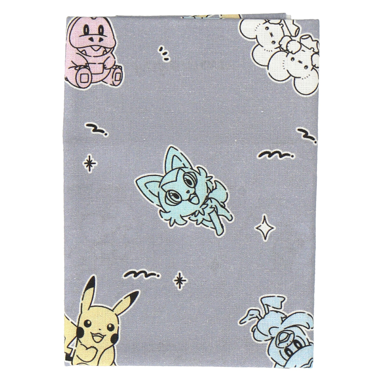てぬぐい ポケモン　グレー