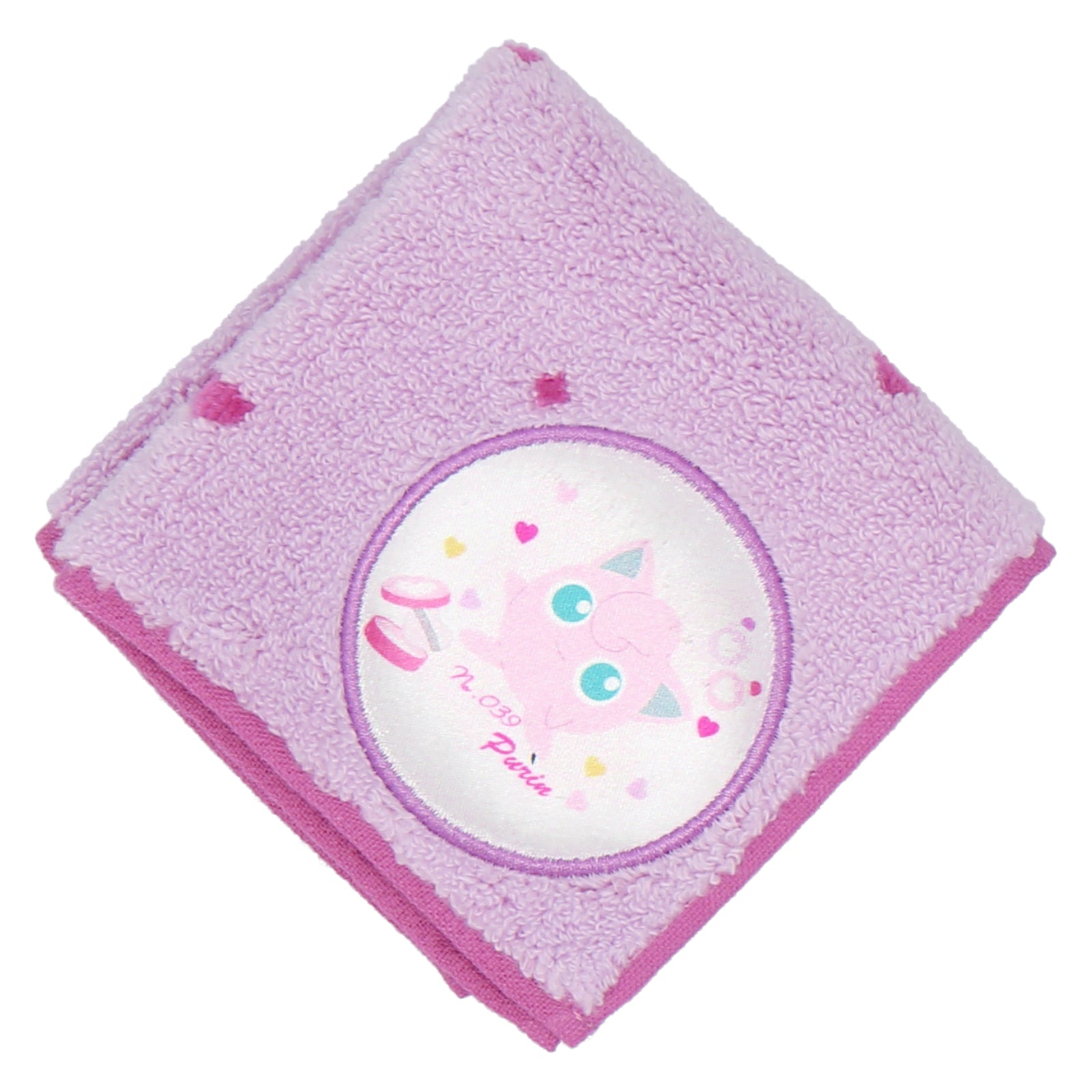 ミニタオルハンカチ ぷっくりアップリケ #261a プリン – INTERMODE KAWABE