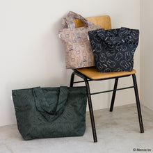 画像をギャラリービューアに読み込む, 【NEW】エコバッグL ミッフィーフェイス　グレー
