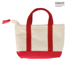 画像をギャラリービューアに読み込む, 【NEW】トートバッグ型ミニポーチ もぐもぐスヌーピー　レッド
