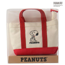 画像をギャラリービューアに読み込む, 【NEW】トートバッグ型ミニポーチ もぐもぐスヌーピー　レッド
