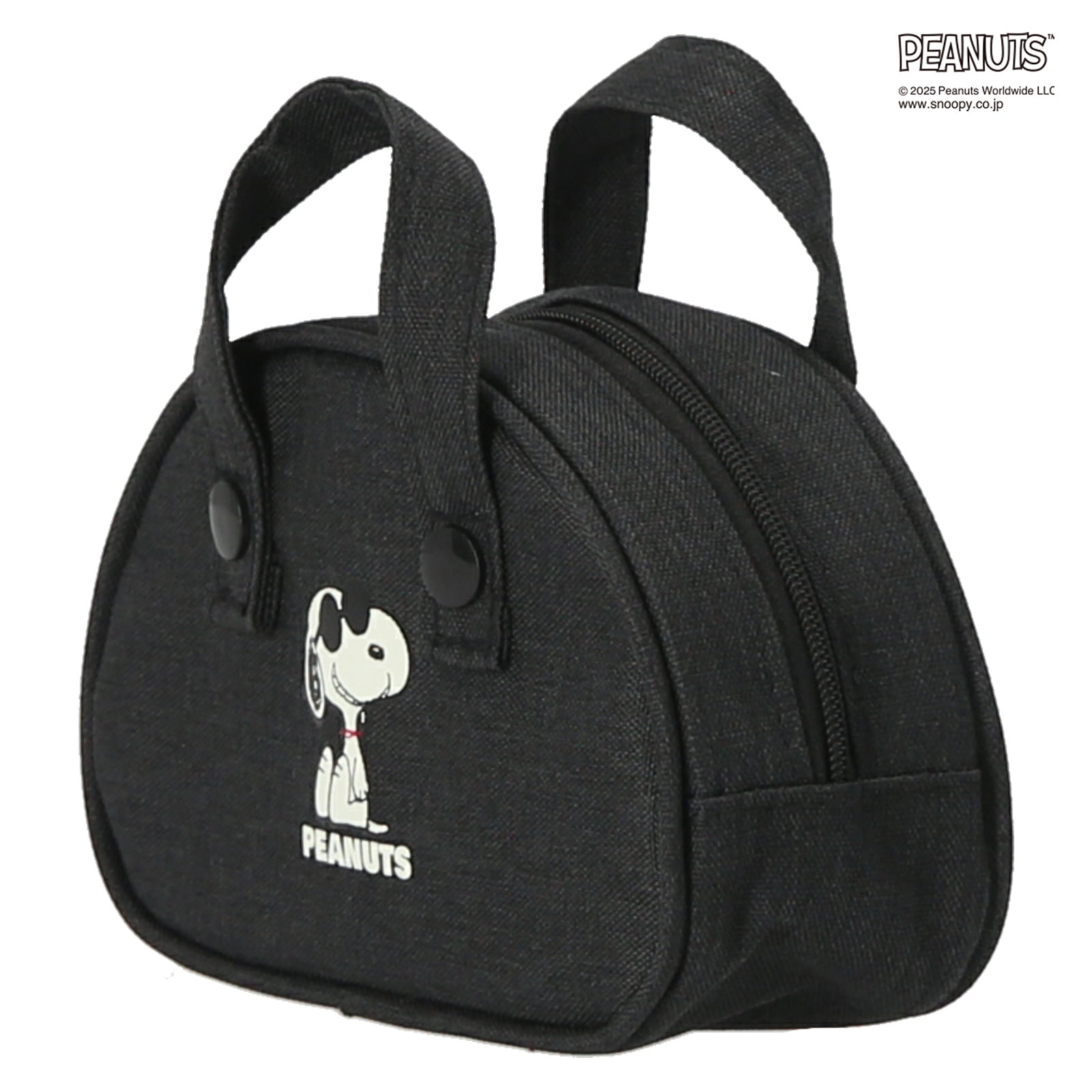 NEW】ボストンバッグ型ミニポーチ ジョー・クール ブラック