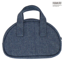 画像をギャラリービューアに読み込む, 【NEW】ボストンバッグ型ミニポーチ チャーリー・ブラウン&amp;スヌーピー　デニムブルー
