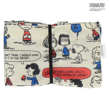 画像をギャラリービューアに読み込む, 【NEW】折りたたみトートバッグL スヌーピー&amp;フレンズ　アイボリー
