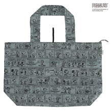 画像をギャラリービューアに読み込む, 【NEW】折りたたみトートバッグL スヌーピー  コミックス　カーキ
