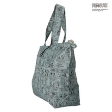 画像をギャラリービューアに読み込む, 【NEW】折りたたみトートバッグL スヌーピー  コミックス　カーキ
