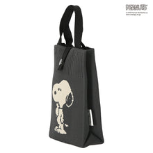 画像をギャラリービューアに読み込む, 【NEW】ニットショルダーバッグ スヌーピー　ブラック
