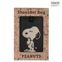 画像をギャラリービューアに読み込む, 【NEW】ニットショルダーバッグ スヌーピー　ブラック
