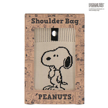 画像をギャラリービューアに読み込む, 【NEW】ニットショルダーバッグ スヌーピー　アイボリー
