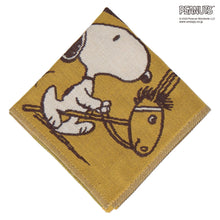 画像をギャラリービューアに読み込む, 【NEW】3重ガーゼハンカチ カウボーイスヌーピー #280b　イエロー
