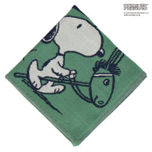 画像をギャラリービューアに読み込む, 【NEW】3重ガーゼハンカチ カウボーイスヌーピー #280c　グリーン
