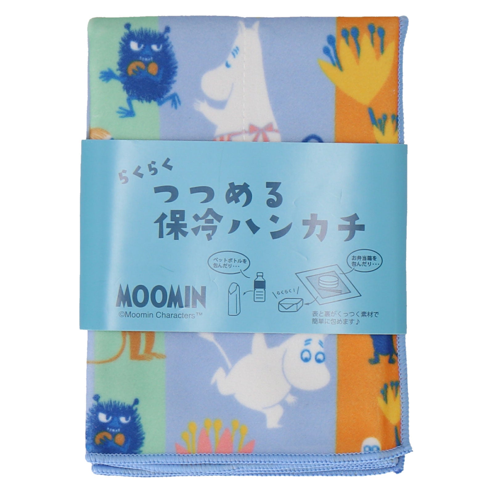 つつめる保冷ハンカチ　ムーミン谷の仲間たち