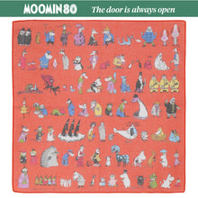 画像をギャラリービューアに読み込む, 【NEW】プリントハンカチ MOOMIN ALL STARS for MOOMIN 80 #284b　オレンジ
