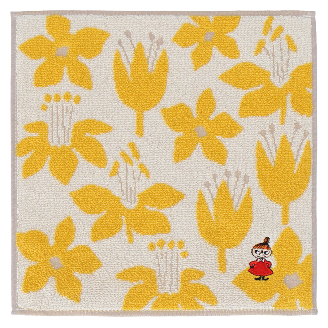 【NEW】タオルハンカチ ワンポイント刺繍 リトルミイ #285c　イエロー