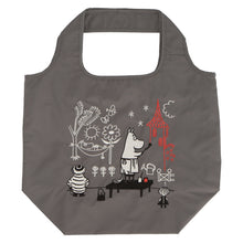 画像をギャラリービューアに読み込む, 【NEW】刺繍バッグ 壁に絵を描くムーミンママ　グレー
