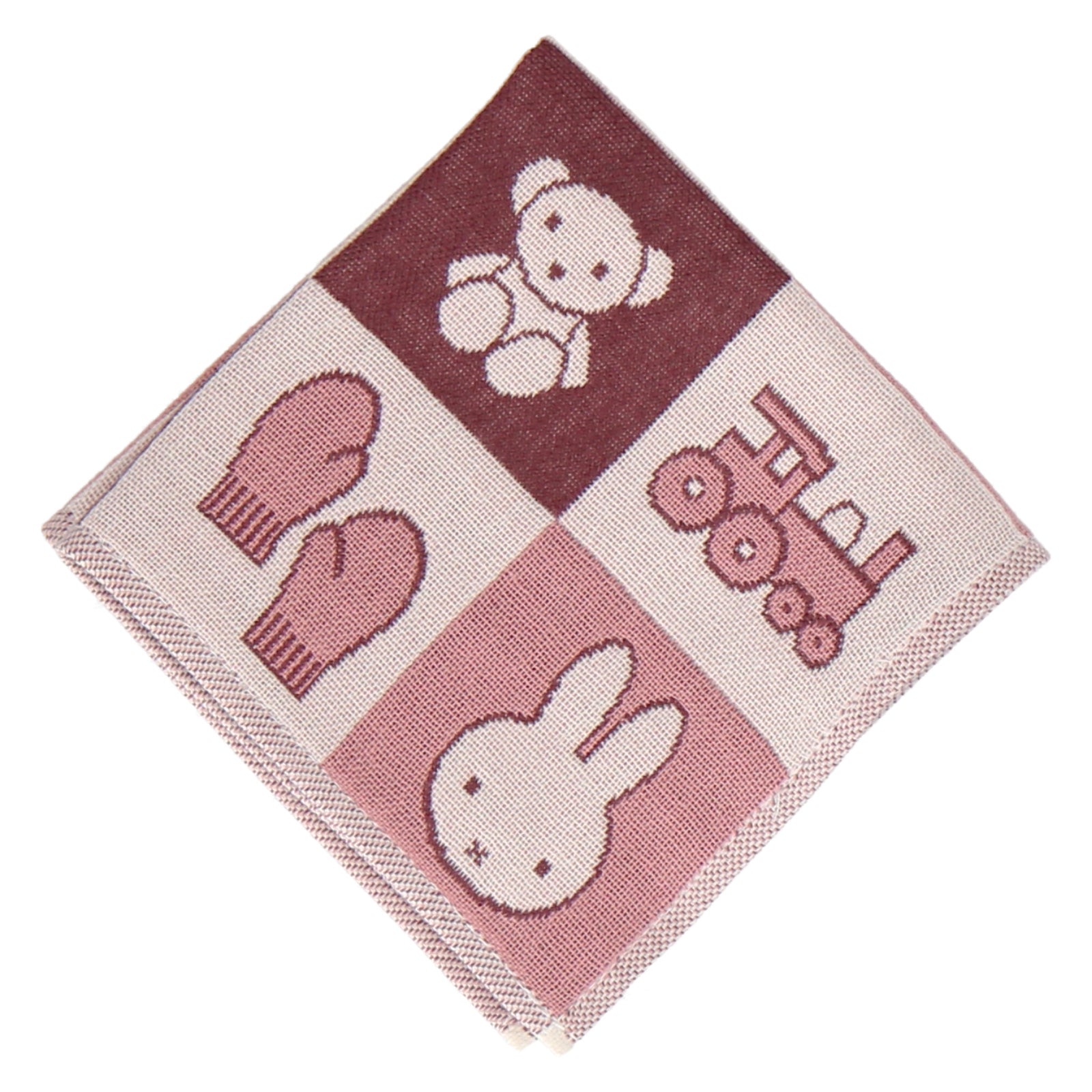 NEW】3重ガーゼハンカチ ミッフィー＆ボリス #304c ピンク – INTERMODE