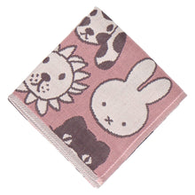 画像をギャラリービューアに読み込む, 【NEW】3重ガーゼハンカチ ミッフィー、ボリスとどうぶつたち　ピンク
