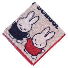 画像をギャラリービューアに読み込む, 【NEW】タオルハンカチ ミッフィーとがっこうのお友だち　アイボリー
