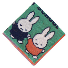 画像をギャラリービューアに読み込む, 【NEW】タオルハンカチ  ミッフィーとがっこうのお友だち　グリーン
