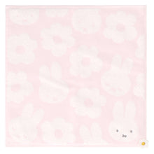 画像をギャラリービューアに読み込む, 【NEW】タオルハンカチ  ミッフィーとお花　ピンク
