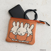 画像をギャラリービューアに読み込む, 【NEW】ニットポーチ ミッフィー　オレンジ
