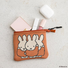 画像をギャラリービューアに読み込む, 【NEW】ニットポーチ ミッフィー　オレンジ
