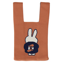 画像をギャラリービューアに読み込む, 【NEW】ニットミニバッグ ミッフィー&amp;プレゼント　オレンジ
