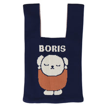 画像をギャラリービューアに読み込む, 【NEW】ニットミニバッグ ボリス　ネイビーブルー
