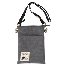 画像をギャラリービューアに読み込む, 【NEW】縦型ショルダーポーチ ミッフィー&amp;メラニー　グレー

