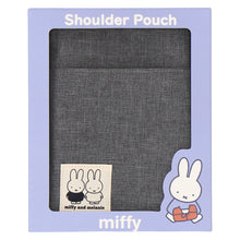 画像をギャラリービューアに読み込む, 【NEW】縦型ショルダーポーチ ミッフィー&amp;メラニー　グレー
