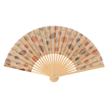 扇子 #306b　ベージュ