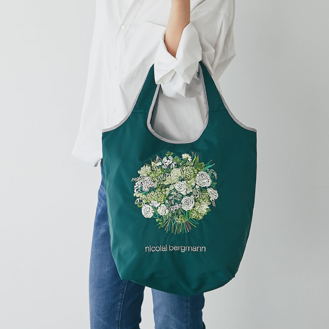 刺繍バッグ #362a グリーン – INTERMODE KAWABE