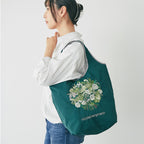 刺繍バッグ #362a　グリーン