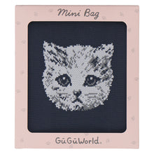 画像をギャラリービューアに読み込む, 【NEW】ニットミニバッグ　ネイビーブルー
