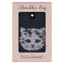 画像をギャラリービューアに読み込む, 【NEW】ニットショルダーバッグ　ネイビーブルー
