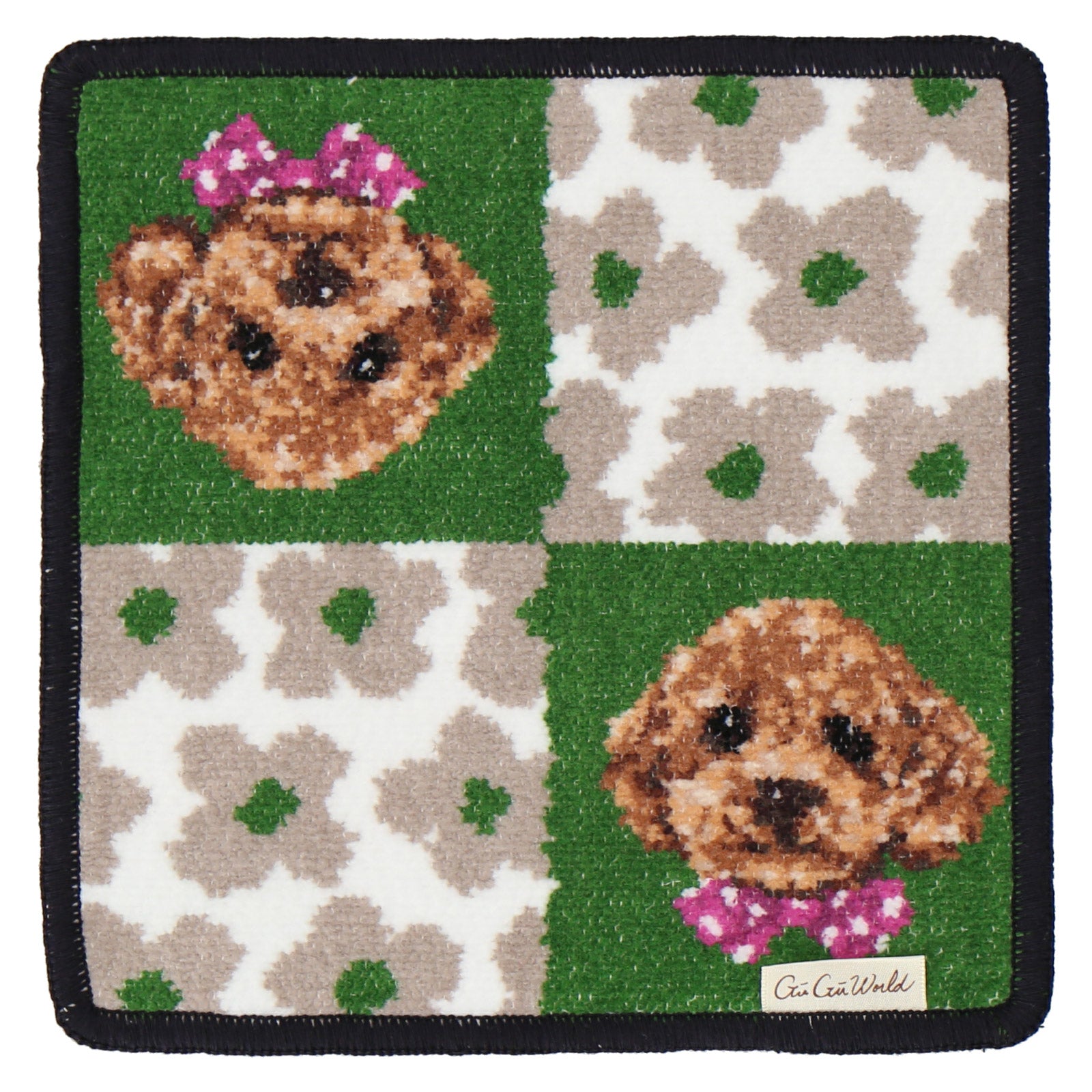 シェニール織ハンカチ #367c グリーン – INTERMODE KAWABE