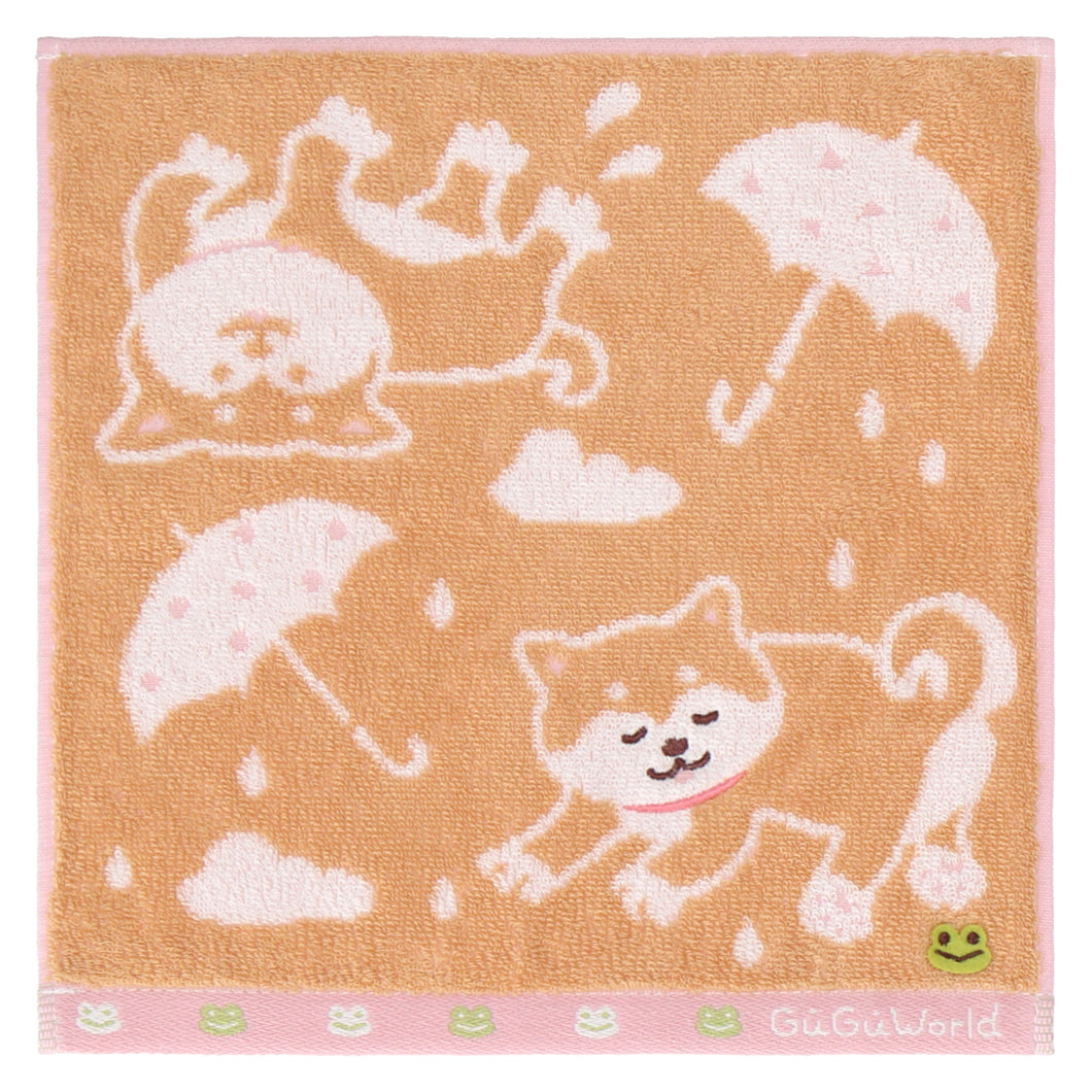 NEW】婦人タオルハンカチ 柴犬＆カエル オレンジ – INTERMODE KAWABE