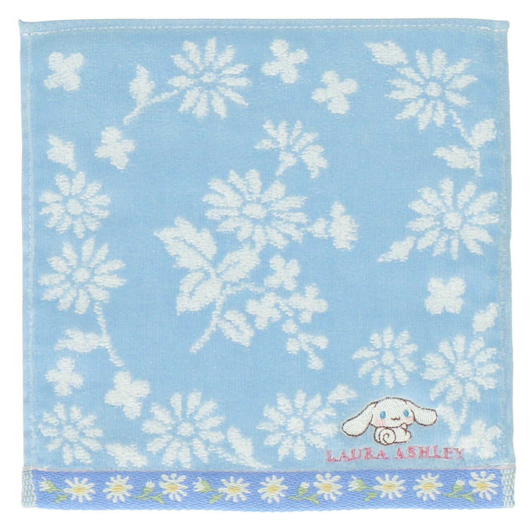 【NEW】ミニタオルハンカチ SELHAM DAISY シナモロール #375b　ブルー