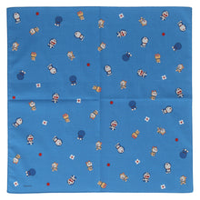 画像をギャラリービューアに読み込む, 【NEW】プリントハンカチ ドラえもん＆ドラミ　ブルー
