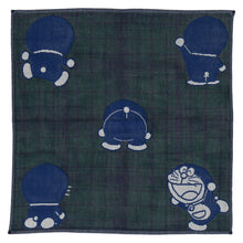 画像をギャラリービューアに読み込む, 【NEW】３重ガーゼハンカチ  後ろ姿ドラえもん　グリーン
