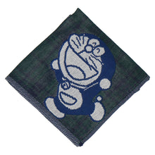 画像をギャラリービューアに読み込む, 【NEW】３重ガーゼハンカチ  後ろ姿ドラえもん　グリーン
