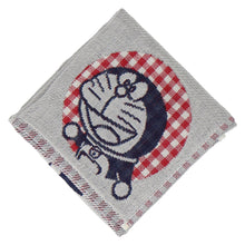 画像をギャラリービューアに読み込む, 【NEW】３重ガーゼハンカチ ひょっこりドラえもん ラージドット　レッド
