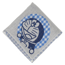 画像をギャラリービューアに読み込む, 【NEW】３重ガーゼハンカチ ひょっこりドラえもん ラージドット　ブルー
