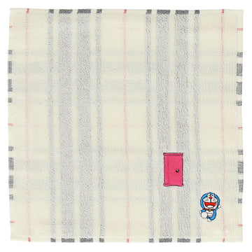 タオルハンカチ どこでもドア のび太くん　アイボリー