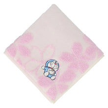 画像をギャラリービューアに読み込む, 【NEW】タオルハンカチ おひるねドラえもん＆桜　アイボリー
