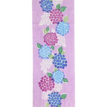 手ぬぐい　紫陽花