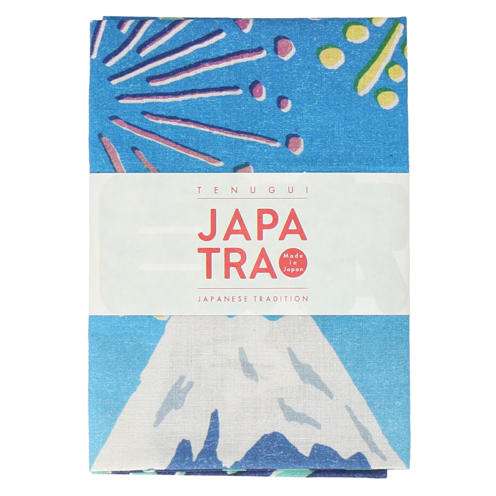 手ぬぐい　夏の富士山